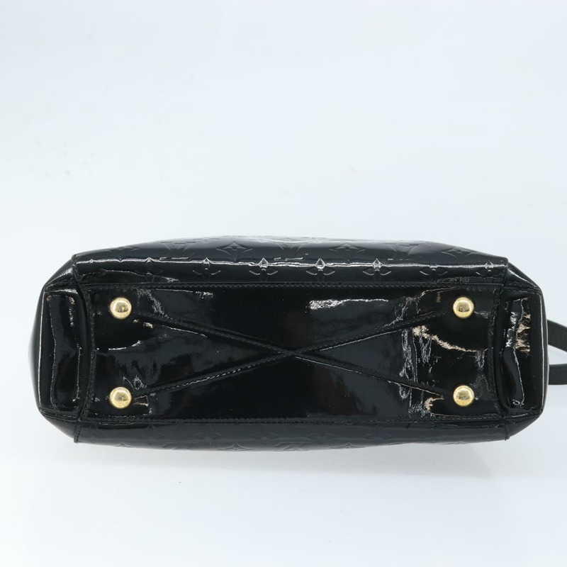 【日本直送】路易威登 Monogram Vernis Montaigne 中型手提包 Noir M50168 LV 正品 172893-4