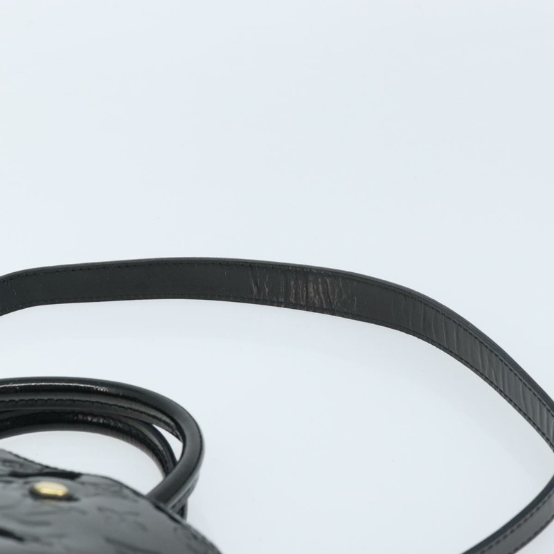 【日本直送】路易威登 Monogram Vernis Montaigne 中型手提包 Noir M50168 LV 正品 172893-14