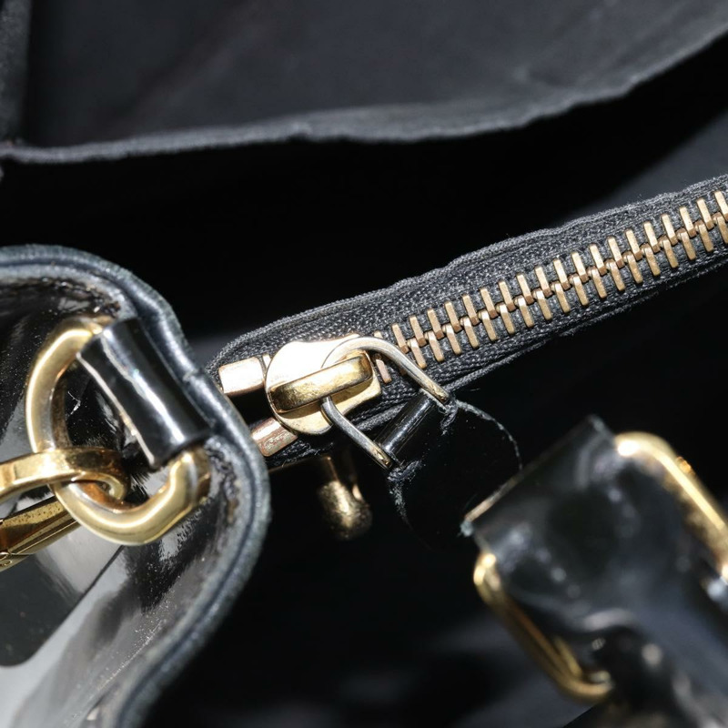 【日本直送】路易威登 Monogram Vernis Montaigne 中型手提包 Noir M50168 LV 正品 172893-23