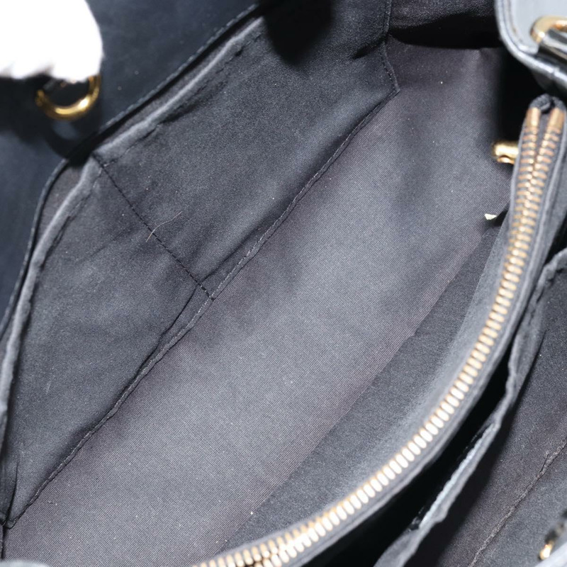 【日本直送】路易威登 Monogram Vernis Montaigne 中型手提包 Noir M50168 LV 正品 172893-25