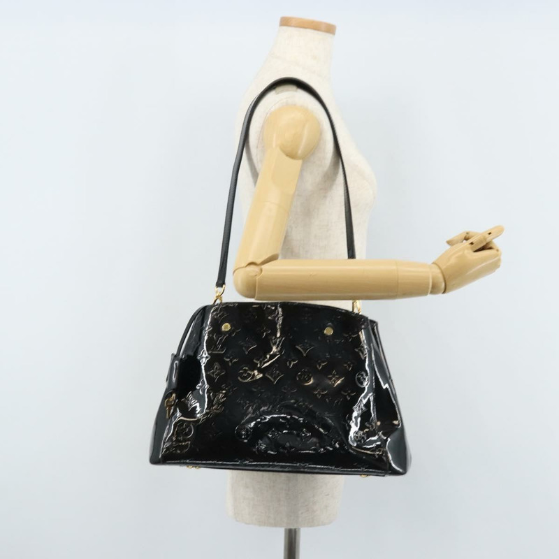 【日本直送】路易威登 Monogram Vernis Montaigne 中型手提包 Noir M50168 LV 正品 172893-26