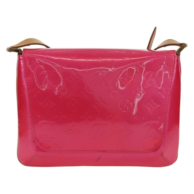 【日本直送】路易威登 Vernis Thompson Street 手袋 玫紅色 M91215 LV 正品 166943A-2