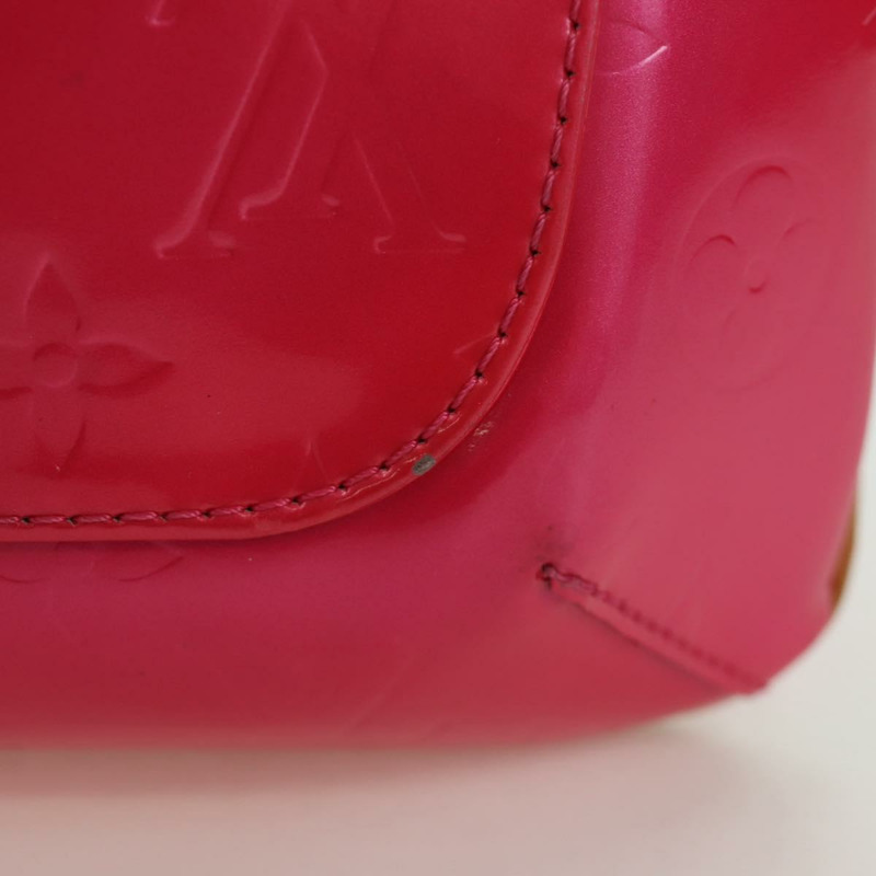 【日本直送】路易威登 Vernis Thompson Street 手袋 玫紅色 M91215 LV 正品 166943A-4