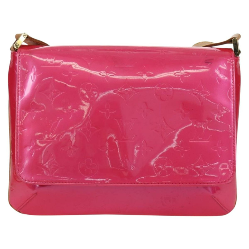 【日本直送】路易威登 Vernis Thompson Street 手袋 玫紅色 M91215 LV 正品 166943A-12