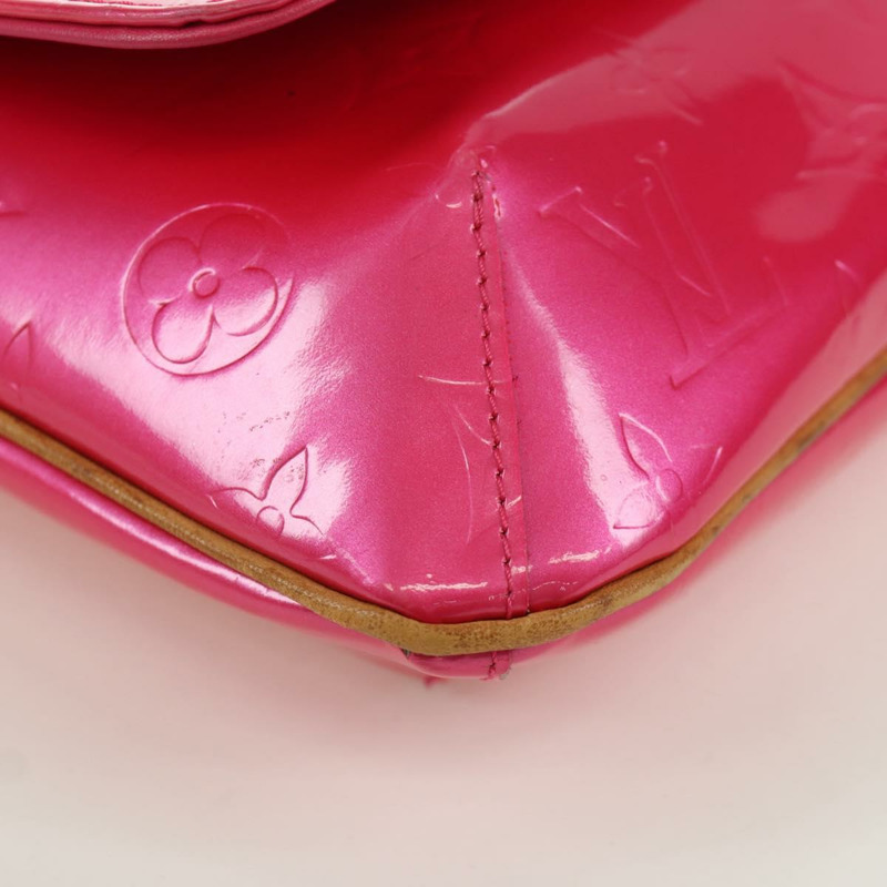 【日本直送】路易威登 Vernis Thompson Street 手袋 玫紅色 M91215 LV 正品 166943A-16