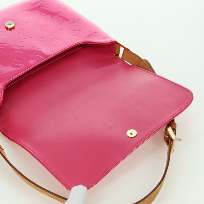 【日本直送】路易威登 Vernis Thompson Street 手袋 玫紅色 M91215 LV 正品 166943A-20