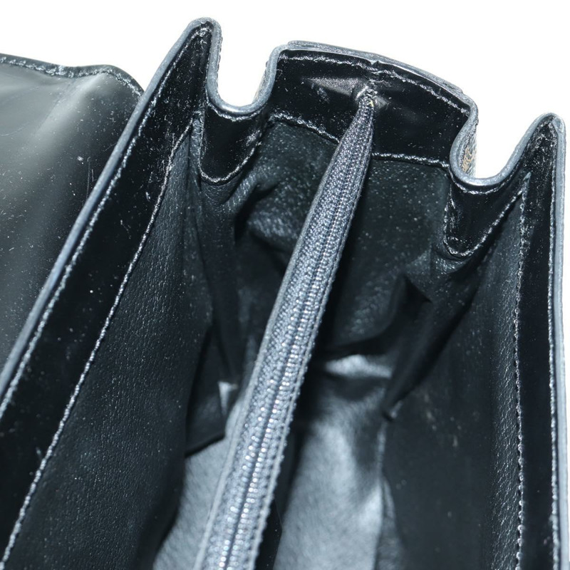 【日本直送】CELINE Circle Macadam帆布手提包 PVC 2way 黑色金色 Auth 171461V-23