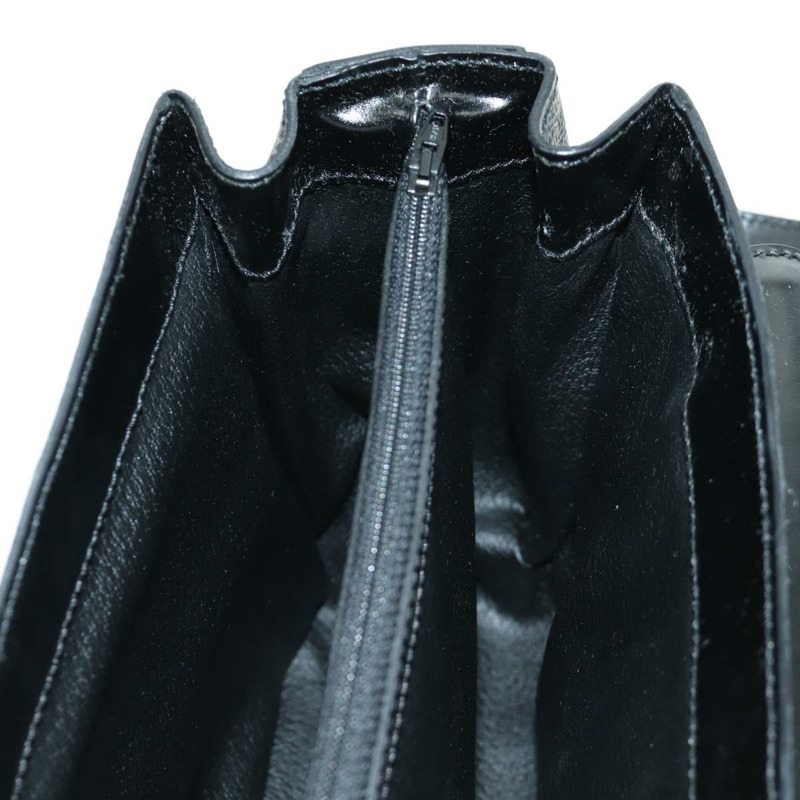 【日本直送】CELINE Circle Macadam帆布手提包 PVC 2way 黑色金色 Auth 171461V-24