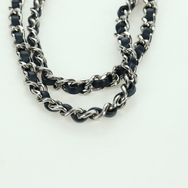 【日本直送】香奈兒 (CHANEL) Matelasse Chain Bag Tweed 2way Multicolor Silver CC Auth 171446SAM-8