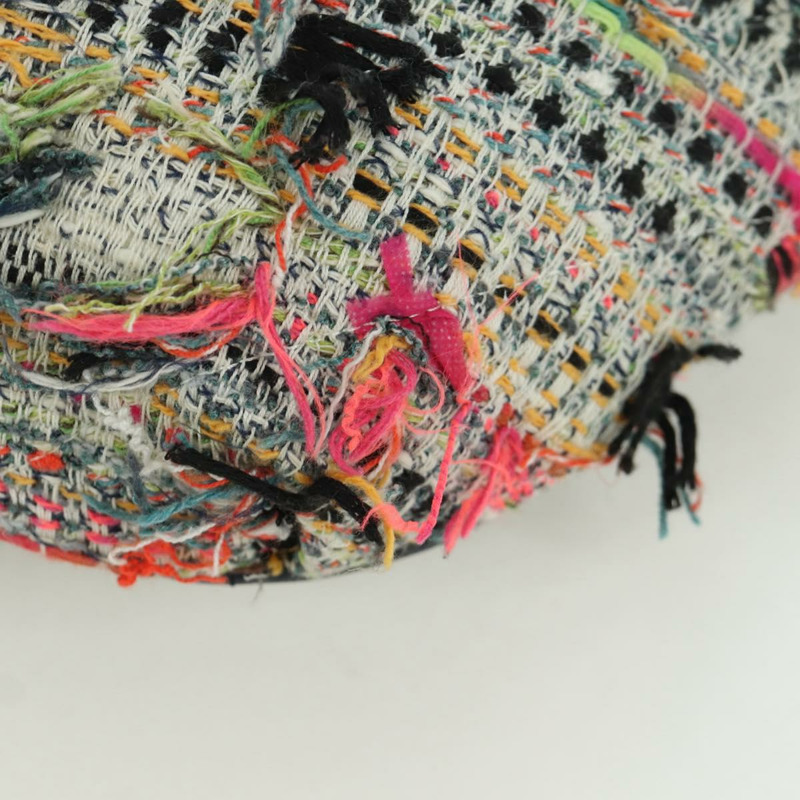 【日本直送】香奈兒 (CHANEL) Matelasse Chain Bag Tweed 2way Multicolor Silver CC Auth 171446SAM-16