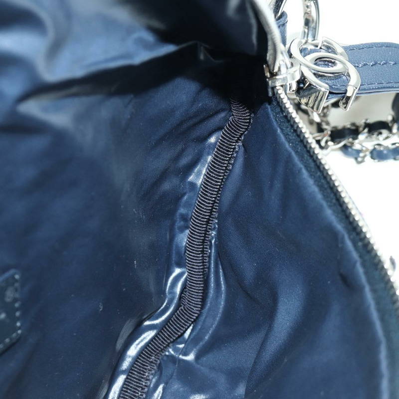 【日本直送】香奈兒 (CHANEL) Matelasse Chain Bag Tweed 2way Multicolor Silver CC Auth 171446SAM-22