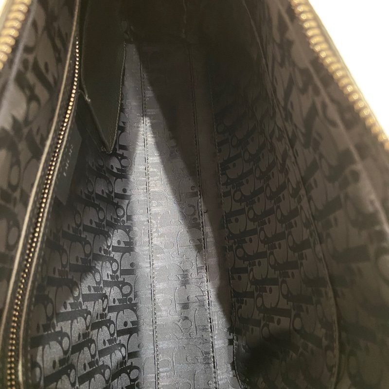 Dior迪奧黑色牛皮男士公文包手提包  尺寸：38*5.5*27 附件：肩帶。-5