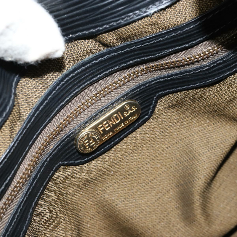 【日本直送】FENDI 胡桃色帆布手提包 PVC 兩用黑色棕色 正品 LNZ340-21