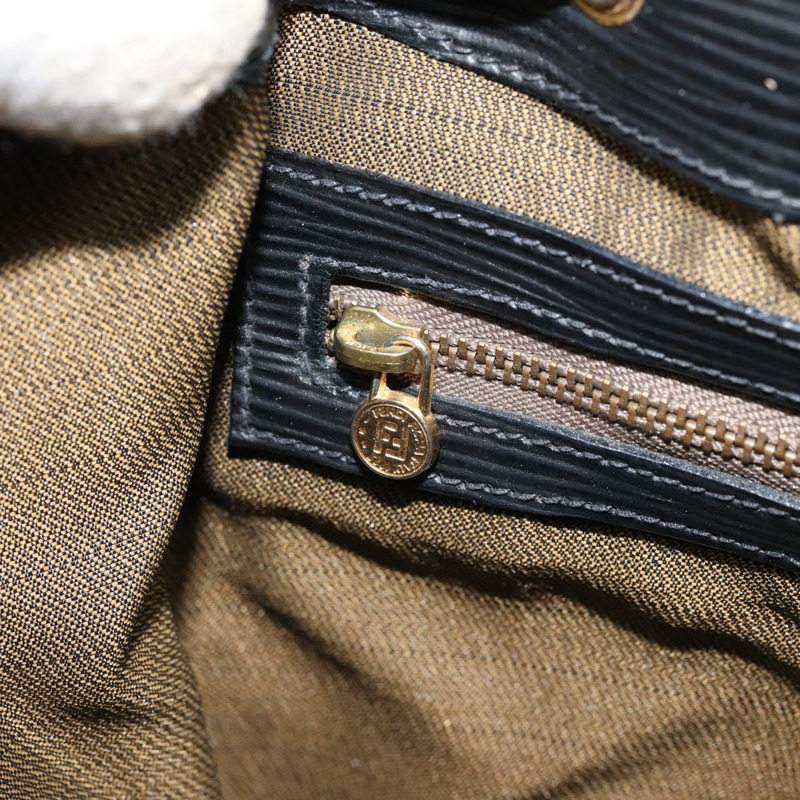 【日本直送】FENDI 胡桃色帆布手提包 PVC 兩用黑色棕色 正品 LNZ340-24