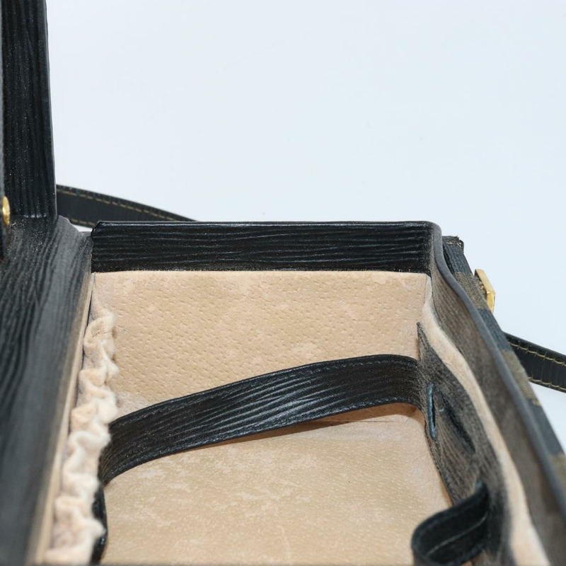 【日本直送】FENDI 胡桃色帆布手提包 PVC 兩用黑色棕色 正品 LNZ340-26