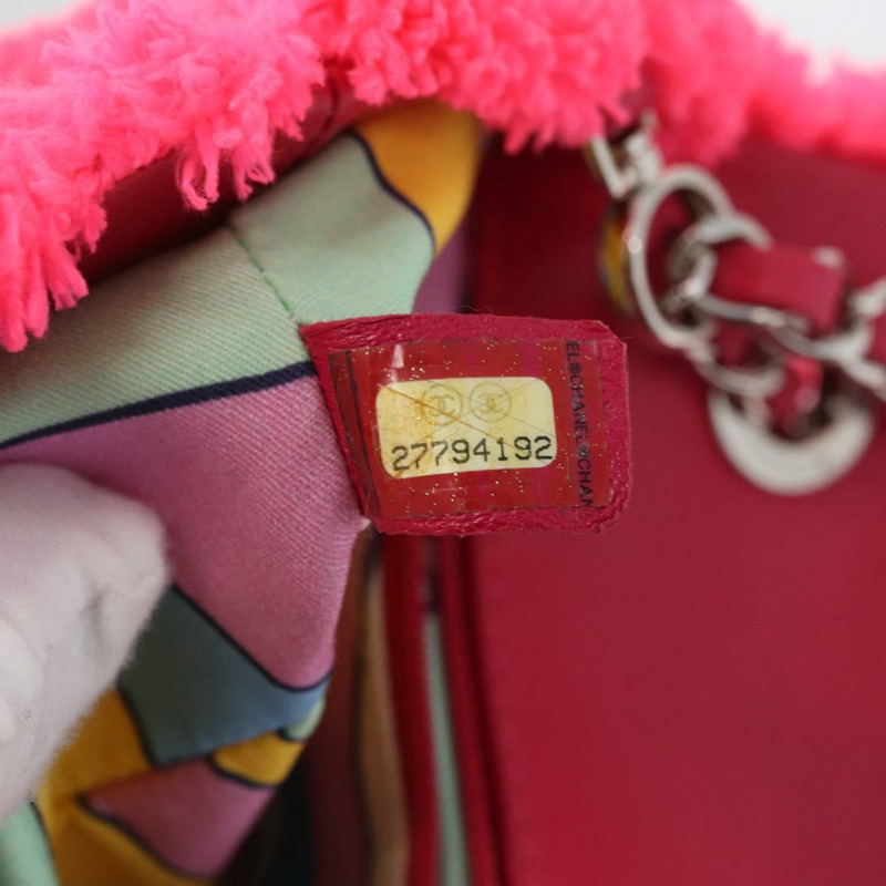 【日本直送】香奈兒 Matelasse 25 鏈條肩背包，粉紅色/銀色雙C標誌，貨號 171515SM-10