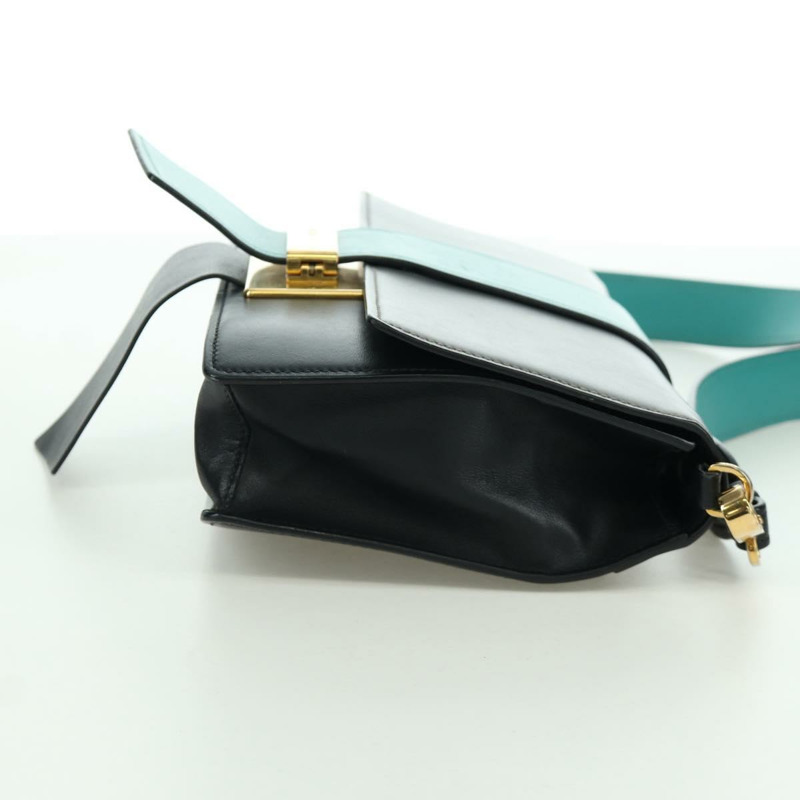 【日本直送】PRADA 灰色金色皮革肩背包，正品編號 173314V-3