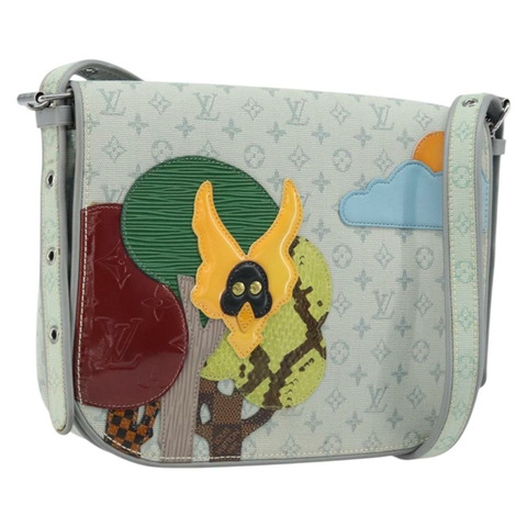 路易威登 Monogram Mini Musette Comte de Fe 手袋 灰色 M92279 LV Auth 166232V