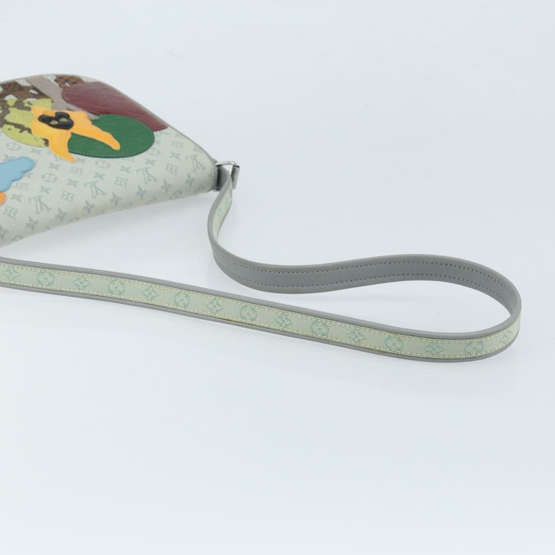 【日本直送】路易威登 Monogram Mini Musette Comte de Fe 手袋 灰色 M92279 LV Auth 166232V-6