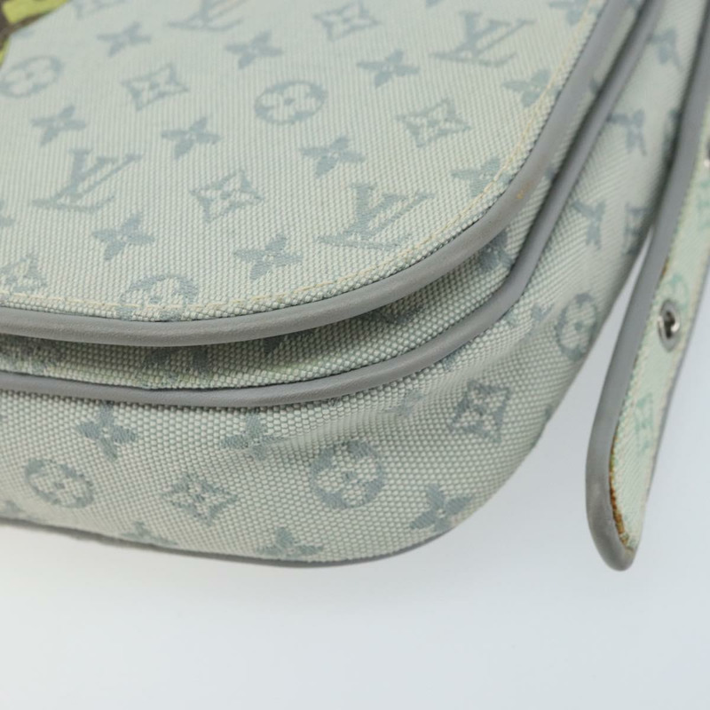 【日本直送】路易威登 Monogram Mini Musette Comte de Fe 手袋 灰色 M92279 LV Auth 166232V-13