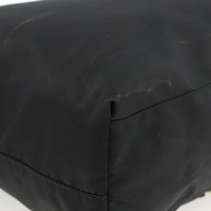 【日本直送】PRADA 尼龍托特包 黑色 銀色 正品 BA11146V-15
