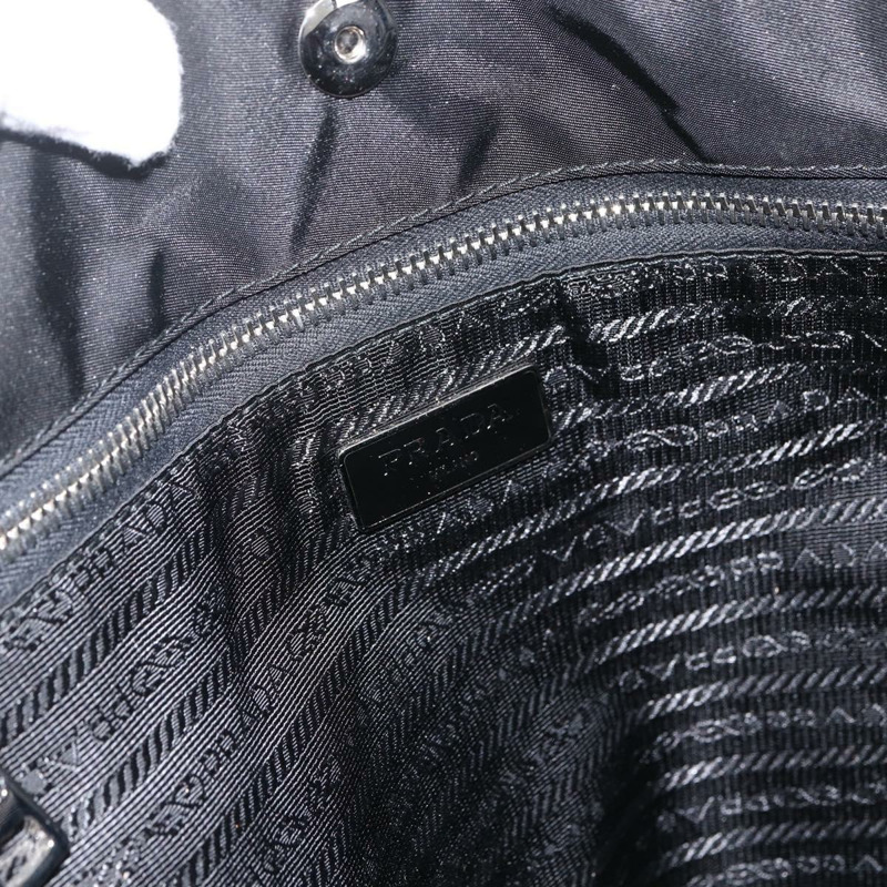 【日本直送】PRADA 尼龍托特包 黑色 銀色 正品 BA11146V-18