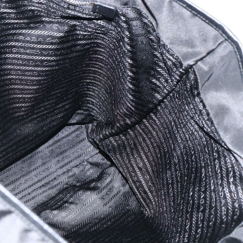 【日本直送】PRADA 尼龍托特包 黑色 銀色 正品 BA11146V-19