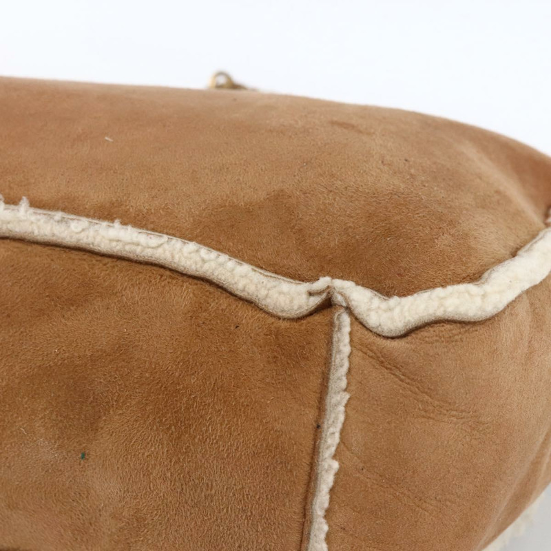 【日本直送】香奈兒鏈條手提包 Mouton 棕色金色 CC Auth bs33650-8