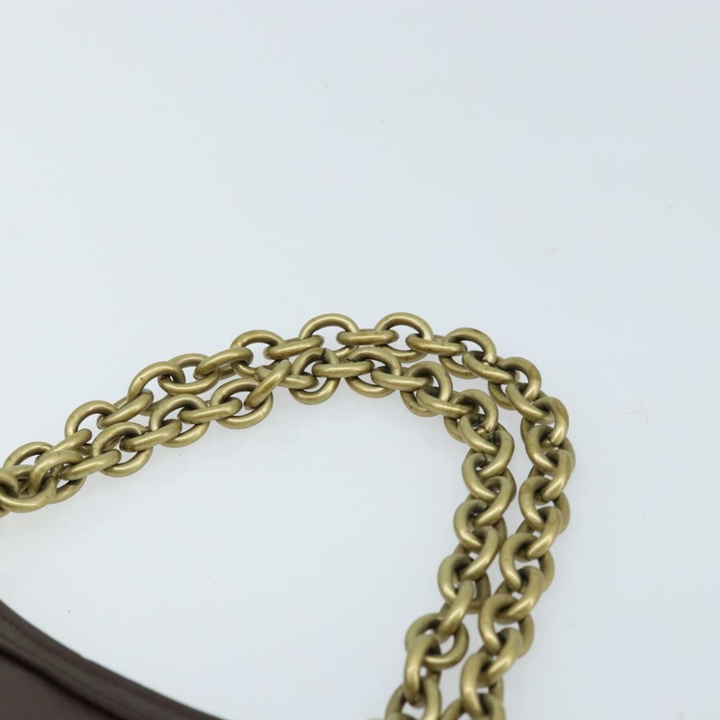 【日本直送】BOTTEGA VENETA 鏈條手提包 皮革帆布 兩用款 奧特萊斯 粉紅金色 正品 ARZ067V-7