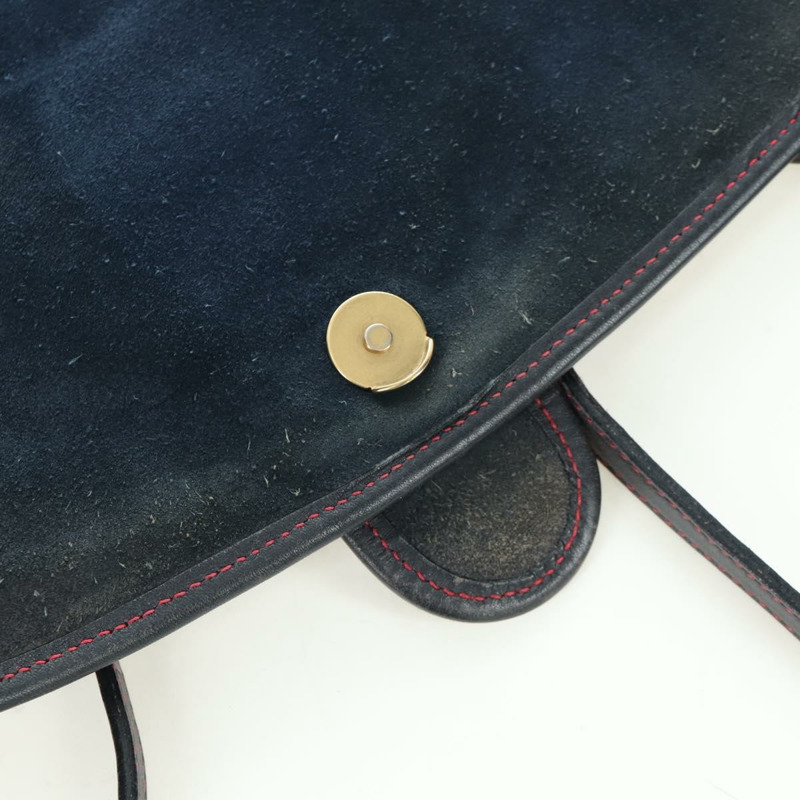 【日本直送】Miu Miu 單肩包 麂皮海軍藍金色 正品 ARZ130V-23