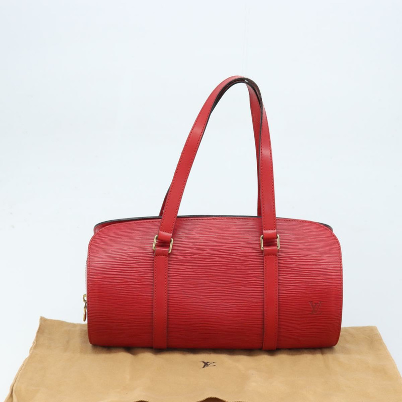 【日本直送】路易威登 Epi Soufflot 手提包紅色 M52227 LV 正品 ARZ150V-11