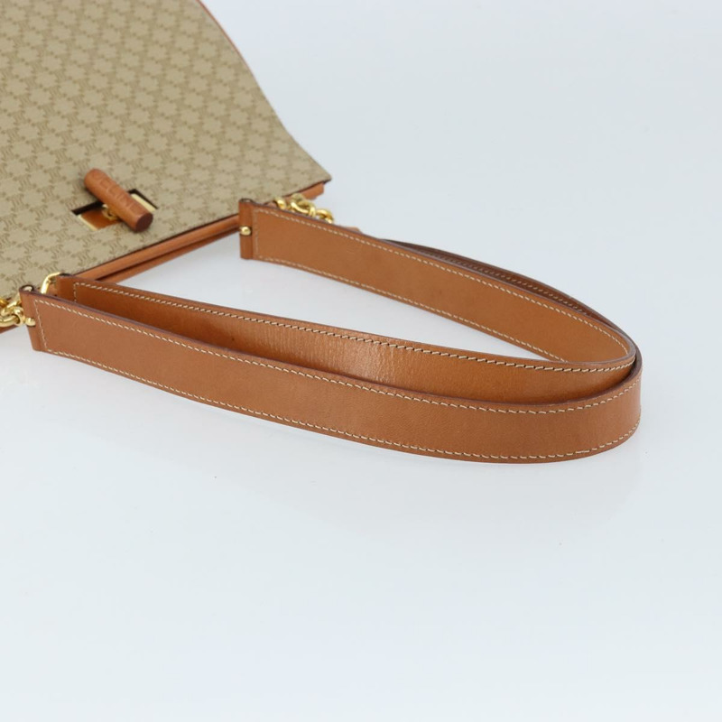 【日本直送】CELINE Macadam帆布托特包 PVC 米色 金色 正品 ARZ058V-6