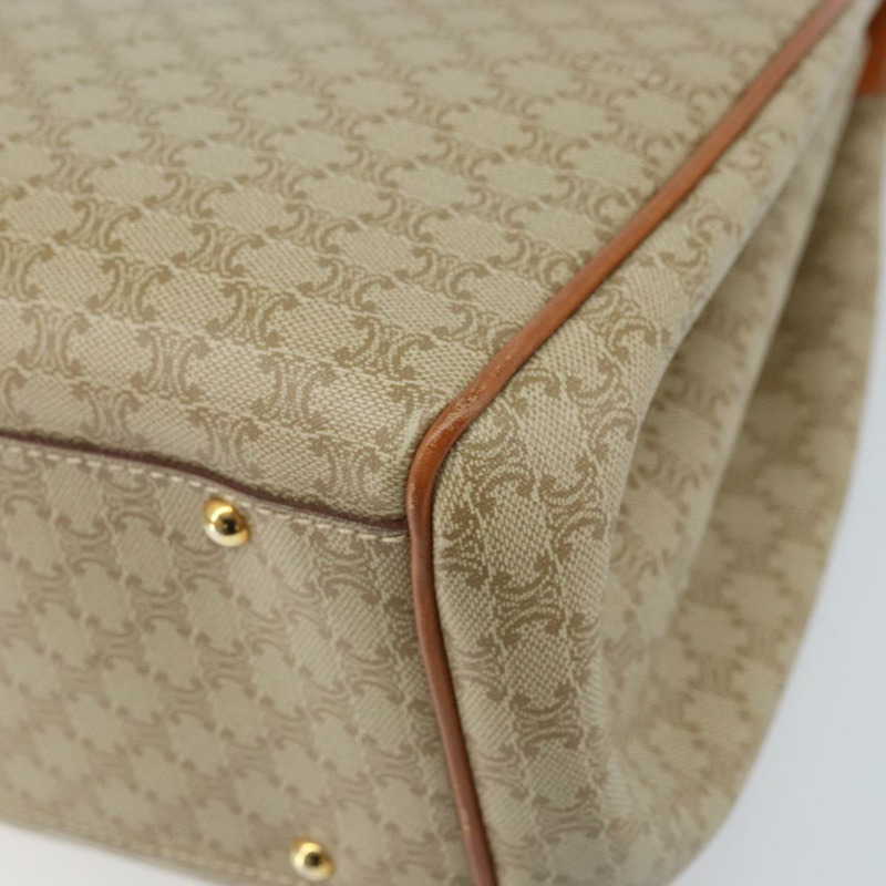 【日本直送】CELINE Macadam帆布托特包 PVC 米色 金色 正品 ARZ058V-15