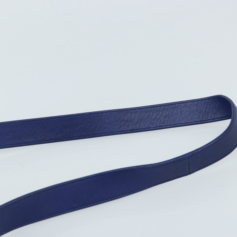 【日本直送】SAINT LAURENT Y Line 肩背包 皮革 藍色 金色 311214 正品 172514V-13