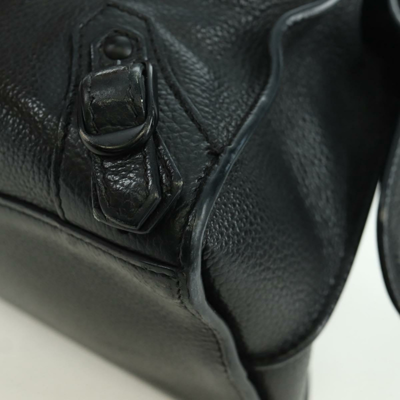 【日本直送】BALENCIAGA 經典款 City XS 手提包，皮革材質，黑色，兩用款，貨號 679231，正品 am10900V-16