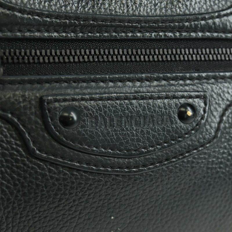 【日本直送】BALENCIAGA 經典款 City XS 手提包，皮革材質，黑色，兩用款，貨號 679231，正品 am10900V-19