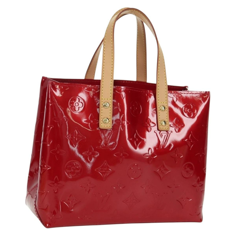 【日本直送】路易威登 Vernis Reade PM 手袋 Pomme D'amour M91990 LV 正品 am10892V-0