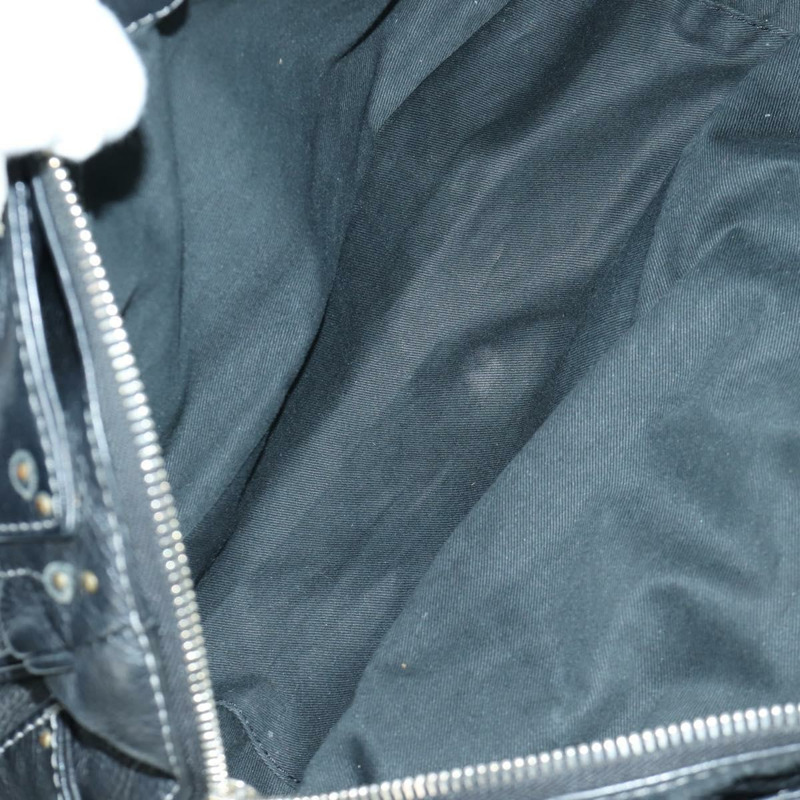 【日本直送】Chloe Paddington 手提包 皮革 黑色 金 銀色 正品 am10896V-9