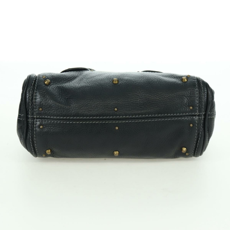 【日本直送】Chloe Mini Paddington 手提包，黑色金色銀色真皮款，正品 am10897SAV-4