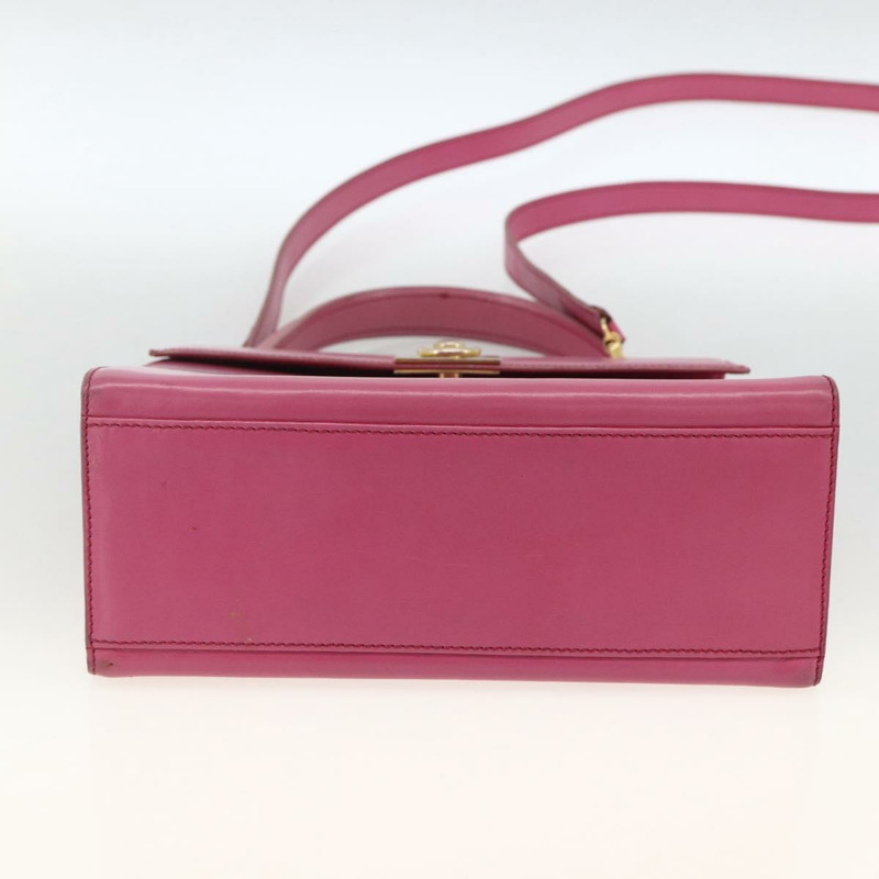 【日本直送】CELINE 手提包 皮革 兩用 粉金配色 正品 ARZ310V-4