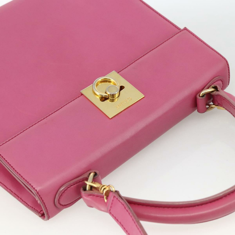 【日本直送】CELINE 手提包 皮革 兩用 粉金配色 正品 ARZ310V-5