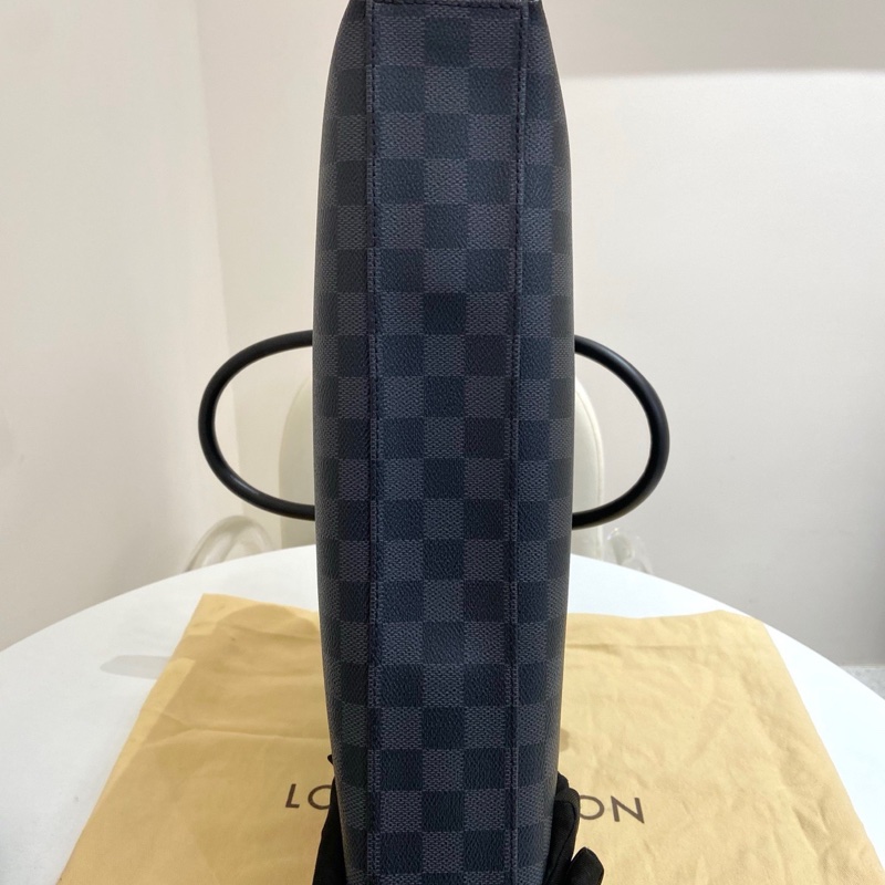 99新Louis Vuitton路易威登Damier Graphite棋盤格公文包  尺寸：36-5