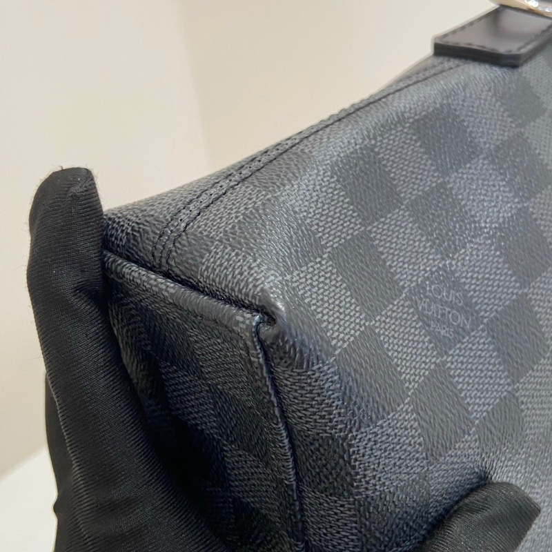 99新Louis Vuitton路易威登Damier Graphite棋盤格公文包  尺寸：36-7