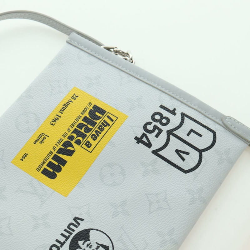 【日本直送】路易威登 Monogram 平底斜背包 黃色 M44640 正品 173381SAM-19