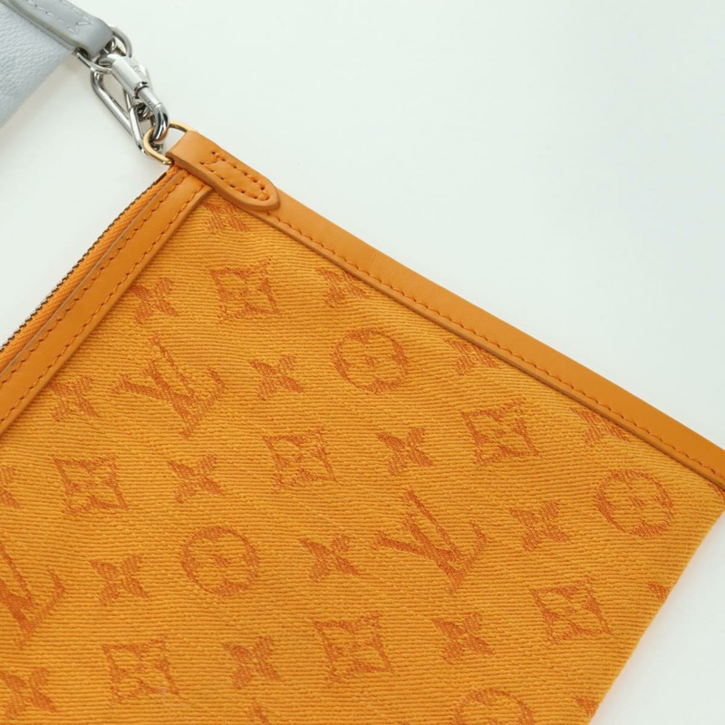 【日本直送】路易威登 Monogram 平底斜背包 黃色 M44640 正品 173381SAM-21