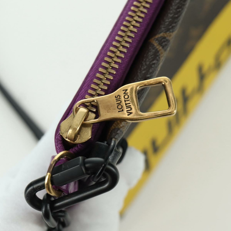 【日本直送】路易威登 Monogram 平底斜背包 紫色 M44641 正品 173382SAM-9