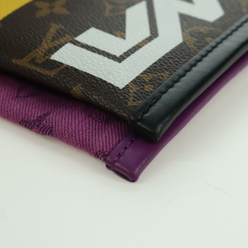 【日本直送】路易威登 Monogram 平底斜背包 紫色 M44641 正品 173382SAM-14