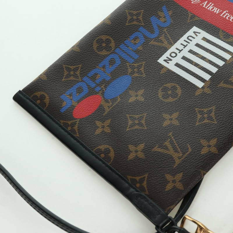 【日本直送】路易威登 Monogram 平底斜背包 紫色 M44641 正品 173382SAM-19