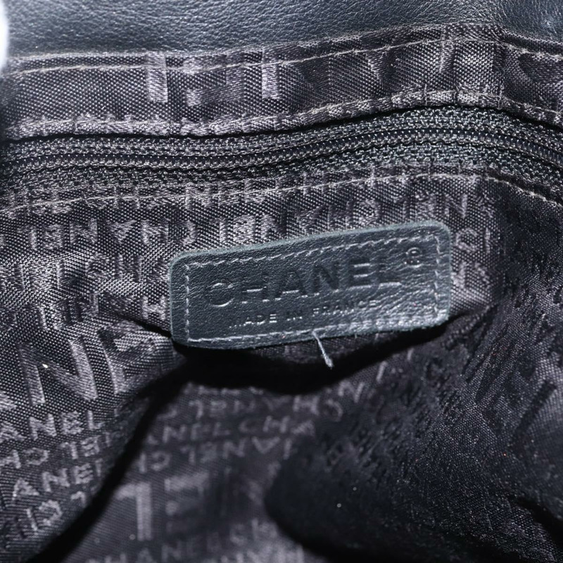 【日本直送】香奈兒山茶花托特包，羊皮材質，黑色銀色雙C標誌，正品 ARZ388A-9