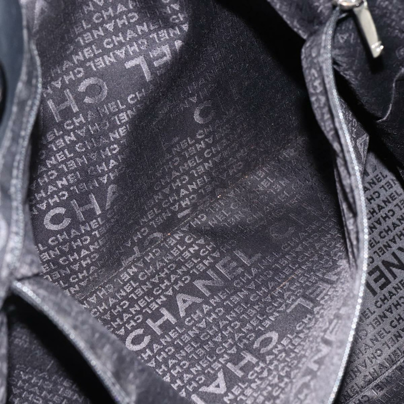 【日本直送】香奈兒山茶花托特包，羊皮材質，黑色銀色雙C標誌，正品 ARZ388A-20